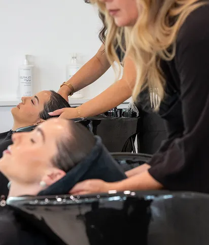 Luxury hair wash at Luxe Dry Bar